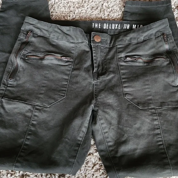 Cotton On Womans Olive Green Pants Size 8 - Picture 2 of 10